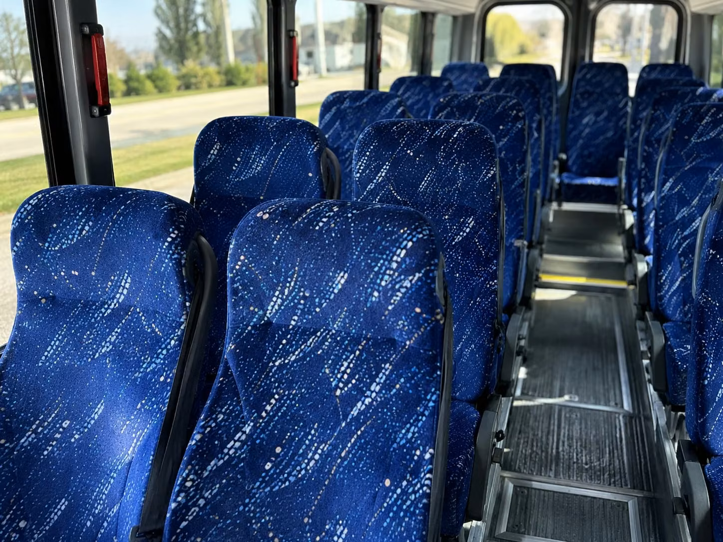 15 passenger minibus interior