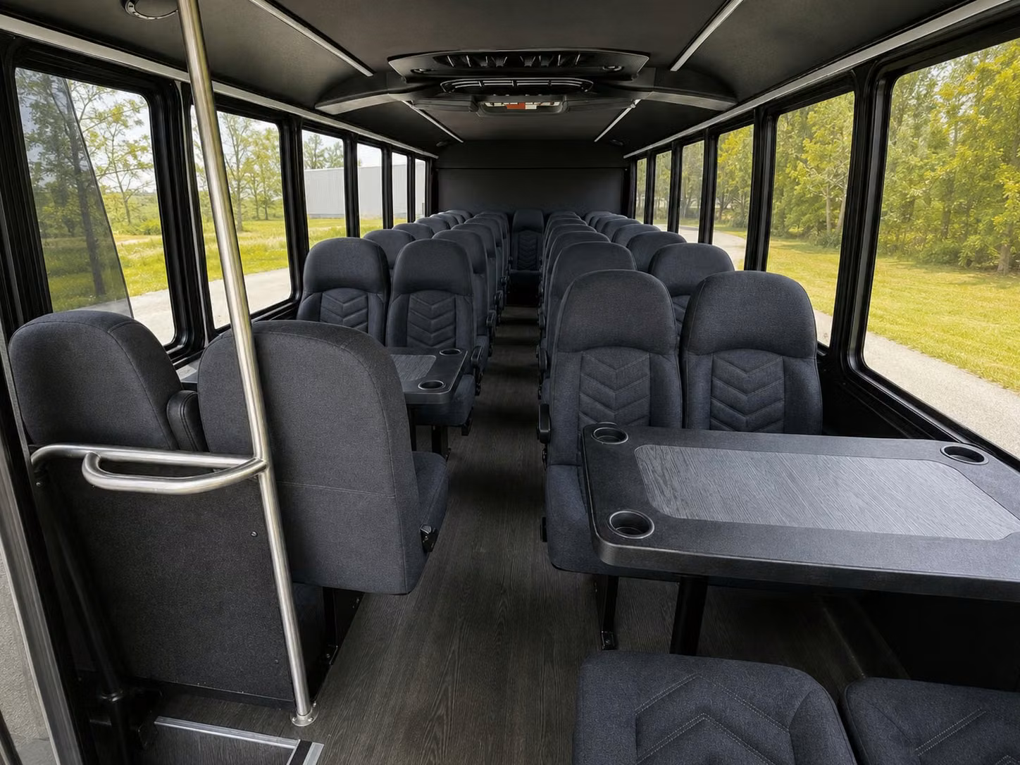 18 passenger minibus interior