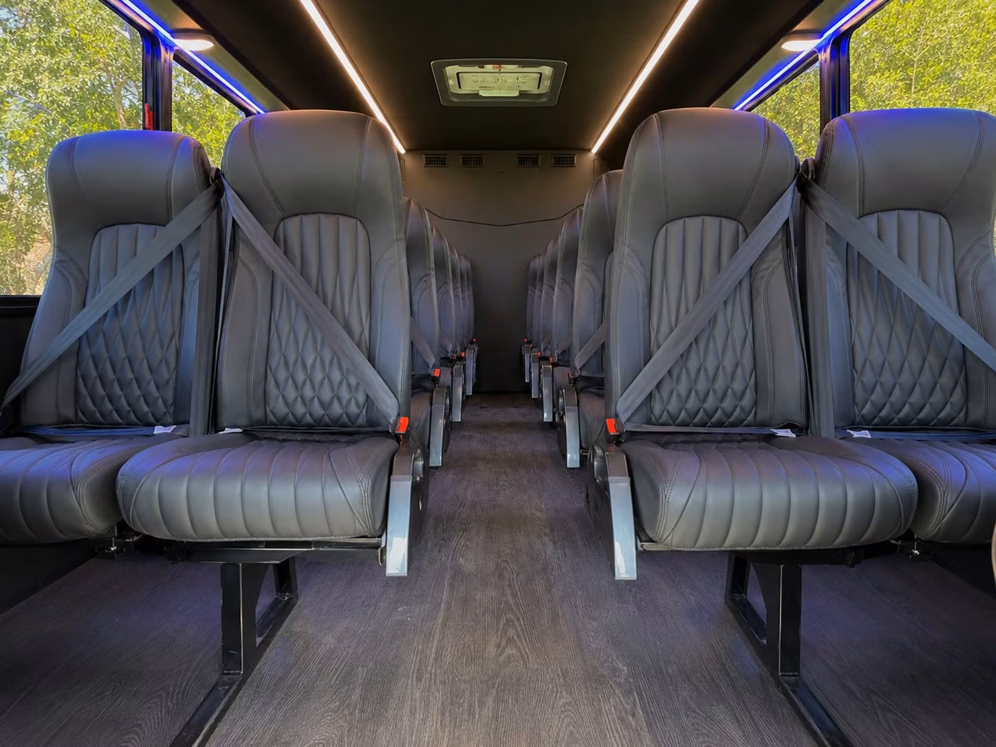 20 passenger minibus inside