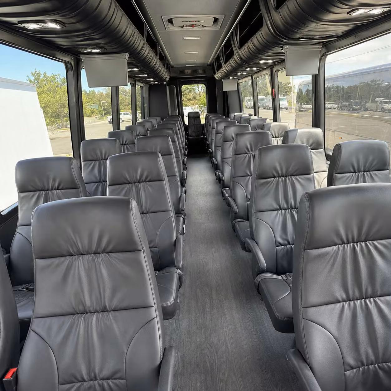 28 passenger minibus inside