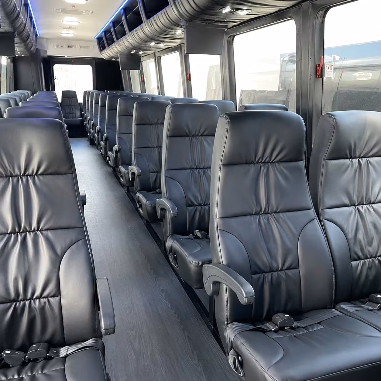 30 passenger minibus inside