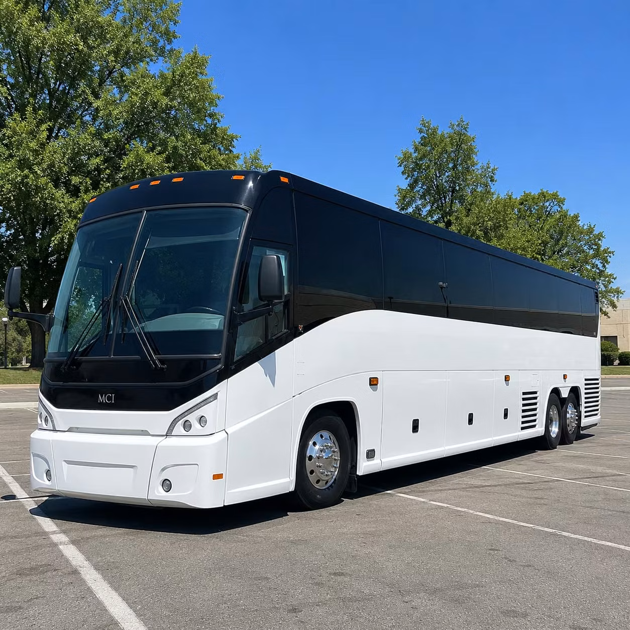 large group charter buses for airport transportation out of paterson