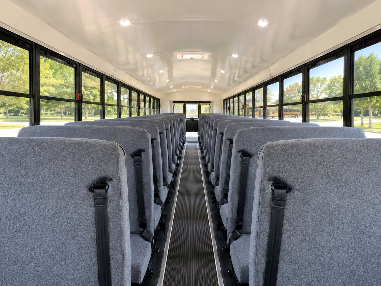 school bus interior